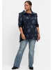 sheego by Joe Browns Sweatshirt in schwarz-bedruckt