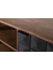 Giner y Colomer Handgefertigter TV-Schrank aus Mangoholz mit goldenen Beinen 150 cm in Brown