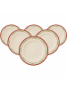 Villeroy & Boch 6er Set Speiseteller Sternschnuppe Winter Bakery Delight in ø 27,4 cm in bunt