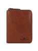 Greenburry Newport Geldbörse RFID Schutz Leder 10 cm in caramel