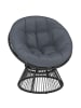 Outsunny Papasansessel in Grau 93L x 81B x 87H cm