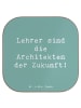 Mr. & Mrs. Panda Untersetzer Spruch Lehrer Zukunftsarchitekten m... in Meeresbrise
