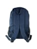 Bag Street Freizeitrucksack, Sportrucksack Nylon blau ca. 25cm breit ca. 43cm hoch