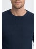 BLEND Strickpullover BHGastamo in Mittelblau
