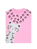 Denokids Zweiteiler Glitter Leo in pink