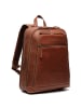 The Chesterfield Brand Wax Pull Up Business-Rucksack Leder 39 cm Laptopfach cognac