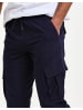 Threadbare Cargopants THBPrince in blau-schwarz