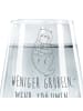 Mr. & Mrs. Panda Glas Otter Muschel mit Spruch in Transparent