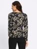 WITT WEIDEN Print-Shirt in schwarz-sand-bedruckt