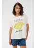 Kaffe T-Shirt kurzarm KAchelsea Loose fit in Chalk