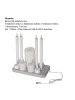 STAR Trading LED Kerzen ,Flamme Charge mit Ladestation, 11er Set Kerzen-Mix, flack