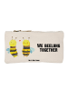 Mr. & Mrs. Panda Make-up-Tasche Biene Verliebt mit Spruch in Weiß