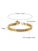 Steel_Art Armband Amilla rose goldfarben in Goldfarben