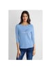 Street One Langarmshirt in bay blue