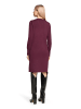 Betty Barclay Strickkleid mit Schleifenknoten in Dark Aubergine
