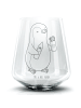 Mr. & Mrs. Panda Glas Pinguin Pommes ohne Spruch in Transparent