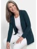 GOLDNER Kurzgröße:  Elegante Strickjacke mit Kaschmir in petrol