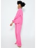 SASSYCLASSY Musselin Pyjamabluse in Pink