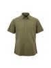 Jack Wolfskin Hemd Lakeside Shirt Woodla Herren kurzarm Hemd Wandershirt in Grün