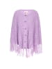 IZIA Women Poncho in lilac