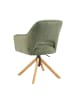 DUBI Möbel 2er-Set: Bürostuhl Mika-Amia in Grün - (B)60 x (H)88 x  (T)65 cm