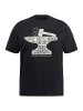 JP1880 Kurzarm T-Shirt in schwarz