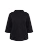 Ulla Popken Sweatshirt in schwarz