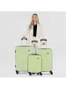 D&N Travel Line 4100 4 Rollen Kofferset 3-teilig in lime green