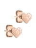 LIEBESKIND BERLIN Schmuck-Set Broken Heart Rosé in roségold