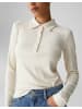 OPUS Poloshirt langarm für Damen in beige
