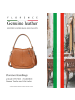Florence Leder Umhängetasche Florence Tasche braun ca. 27cm