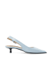 Bianco Slingbacks in SkyBlue