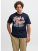 JACK & JONES PLUS T-shirt in Sky Captain
