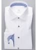 Eterna Langarm Hemd Comfort Fit Gentle Shirt Twill in Weiß