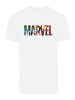 F4NT4STIC T-Shirt Marvel Avengers Logo in weiß