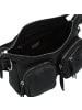 TASCHENDIEB Salvatorianerplatz Umhängetasche Leder 24 cm in black bean