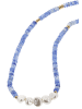 grassland Women Necklace in Blue White