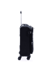 Gladiator 2000 4 Rollen Kabinentrolley 55 cm mit Dehnfalte black
