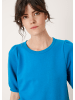 s.Oliver Sweatshirt kurzarm in Blau