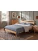 Beliani Doppelbett MERCURER in Braun - (W) 147 x (H) 80 x (L) 208 cm
