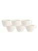 Villeroy & Boch 6er Set Café au Lait Tassen Artesano Original 260 ml weiß in weiß