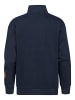 Petrol Industries Half-Zip Pullover Hermosillo in Blau