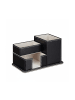 relaxdays Stiftehalter in Schwarz