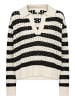 PART TWO Strickpullover NaiyaPW Gerade Passform in Black/Whitecap Stripe