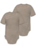 Normani Outdoor Sports 2x Baby Merino Kurzarm Body in Beige