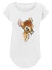 F4NT4STIC T-Shirt Disney Bambi Zeichnung in weiß