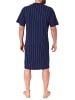 NORMANN kurzarm Nachthemd Streifen - 72260 in rot