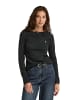 Polo Club T-Shirt WOMAN RIGBY GO ORLA LONG SLEEVE SLIM FIT in Schwarz