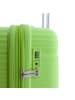 Gladiator 0800 4 Rollen Trolley 76 cm mit Dehnfalte light green