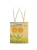 Mr. & Mrs. Panda Shopper-Tasche Blume Sonnenblume Design mit Spruch in Weiß